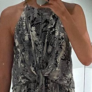 Snakeskin Romper